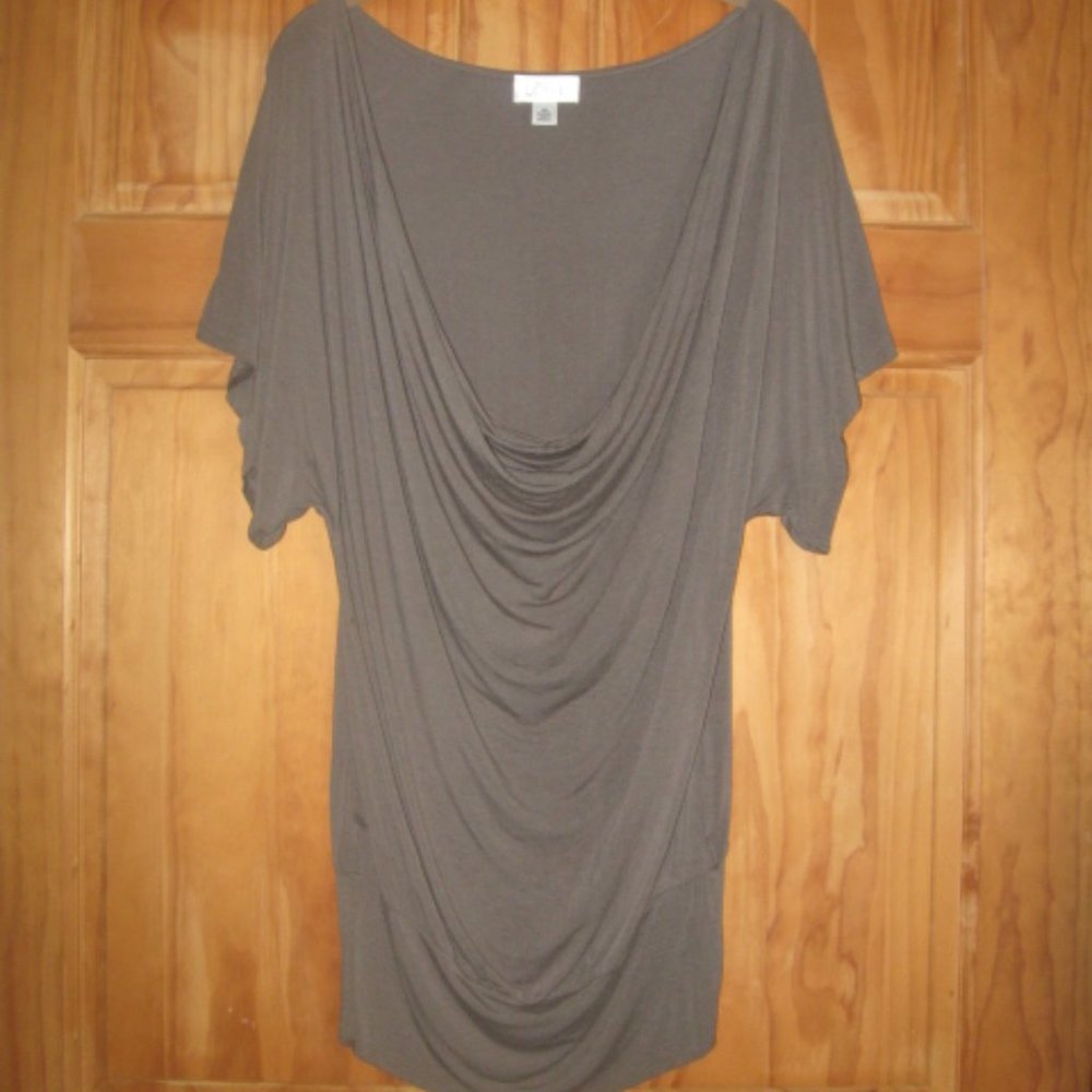 Ann Taylor LOFT Short Sleeve Cowl Neck Top